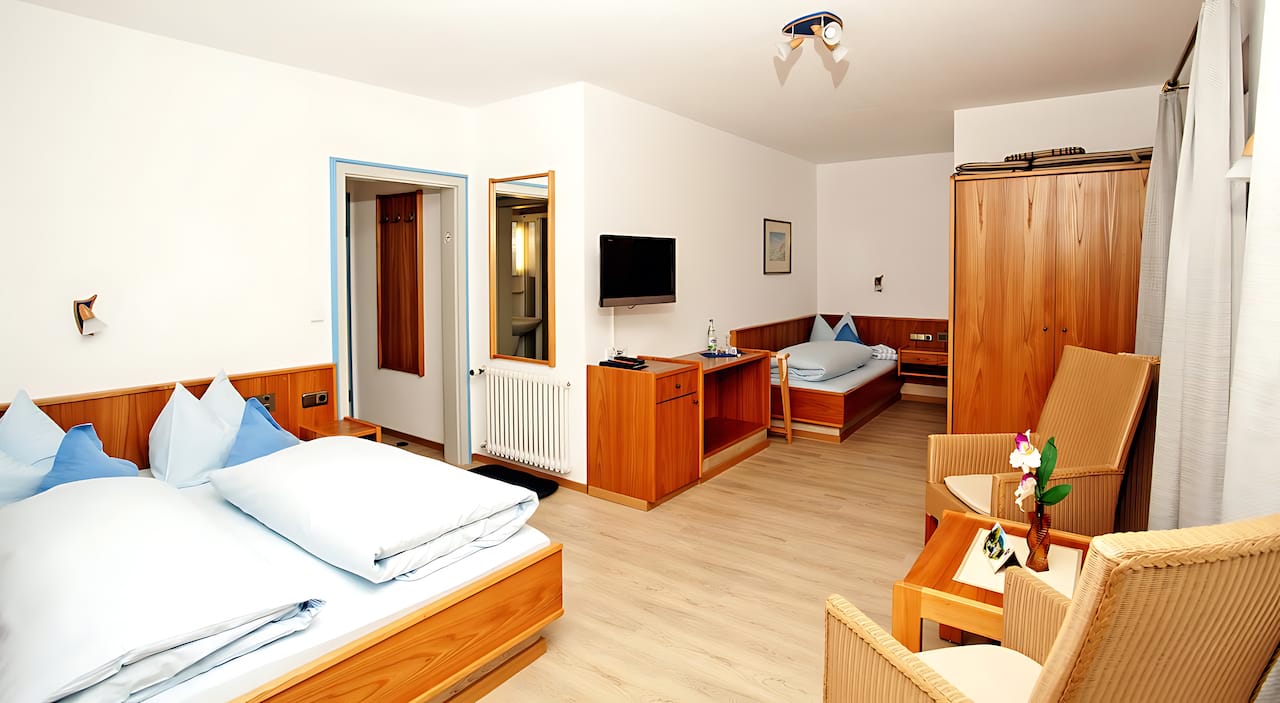 Dreibettzimmer - Hotel Antonia Oberammergau